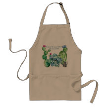 Tablier de jardinage de Succulents !