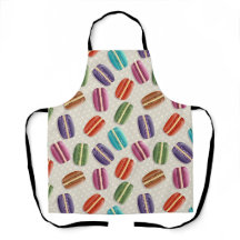 tablier de macaron coloré mignon