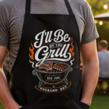 Tablier de maître de grill BBQ personnalisé pour P
