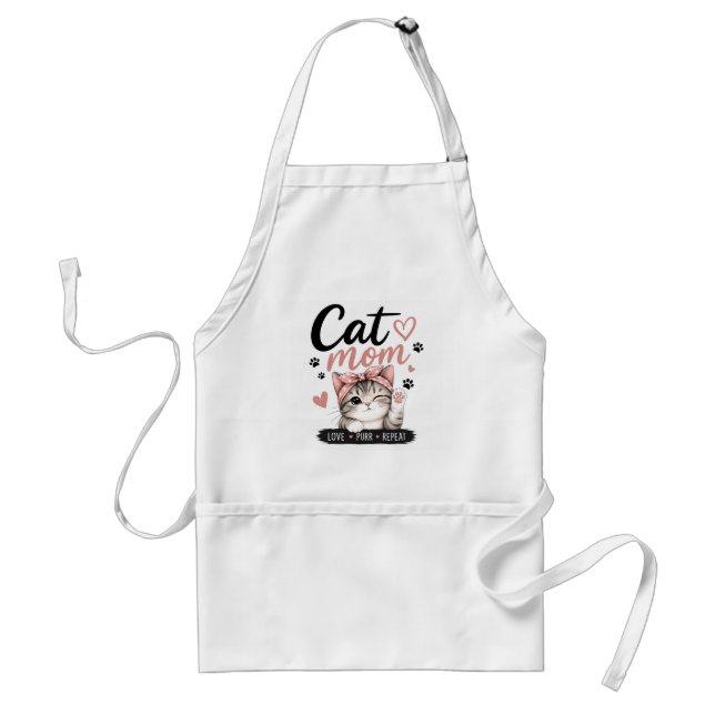 TABLIER DE MAMAN CHAT (Devant)