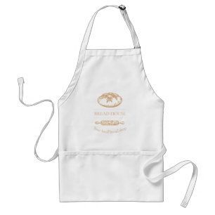 Tablier de marque minimal pour boulangeries