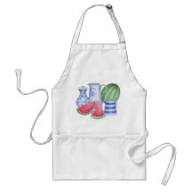 Tablier de melons et de cruches