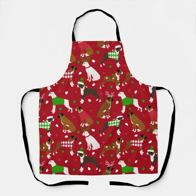 Tablier de Noël Apron Chien (Recto)