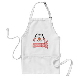Tablier de Noël de bonhomme de neige