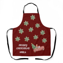 Tablier de Noël des flocons de neige