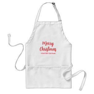 Tablier de Noël personnalisé pour homme et femme a