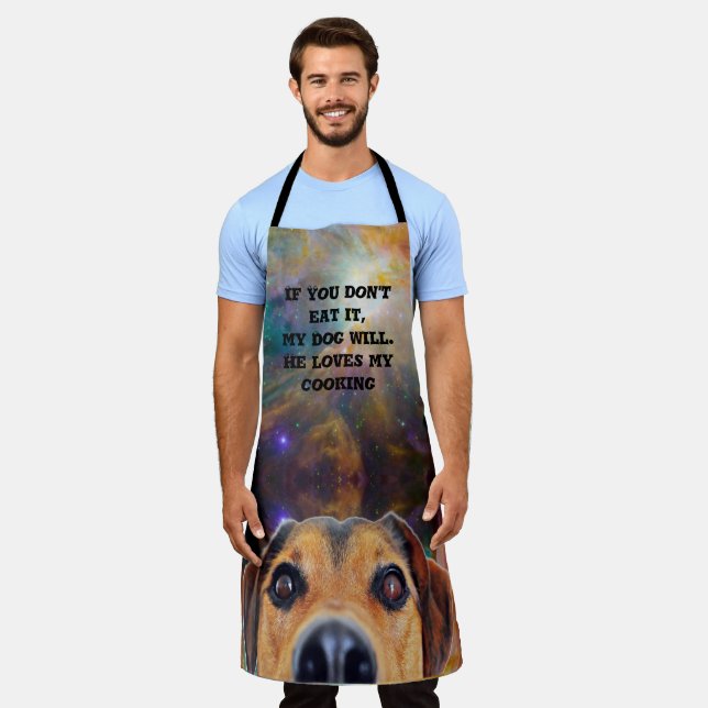 tablier de nourriture pour chien de cuisine (Porté)