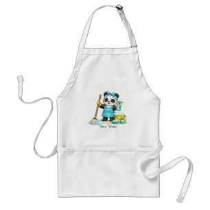 Tablier de Panda Mignon de Nettoyage Kawaii