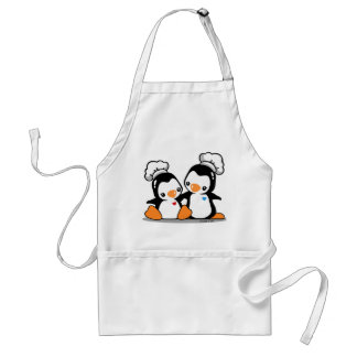 Tablier de pingouins de chef