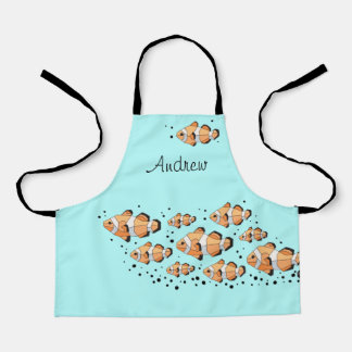 tablier de poisson clown