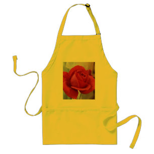 Tablier de rose rouge