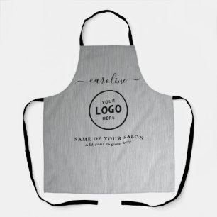 Tablier de salon moderne tendance avec logo