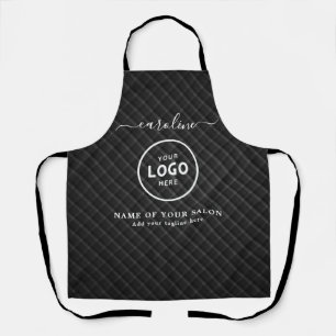 Tablier de salon moderne tendance avec logo
