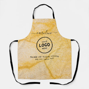 Tablier de salon moderne tendance avec logo