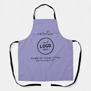Tablier de salon moderne tendance avec logo