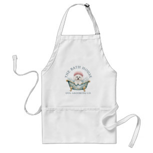 Tablier de toilettage pour chien Bichon Frise   St