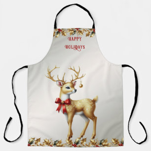 Tablier de vacances Cerf doré