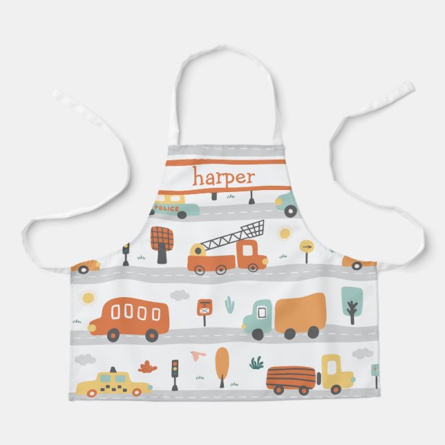 Tablier de véhicule pour enfants personnalisé (Recto)