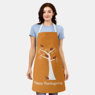 Tablier Déchets de bon thanksgiving dans un arbre Personna