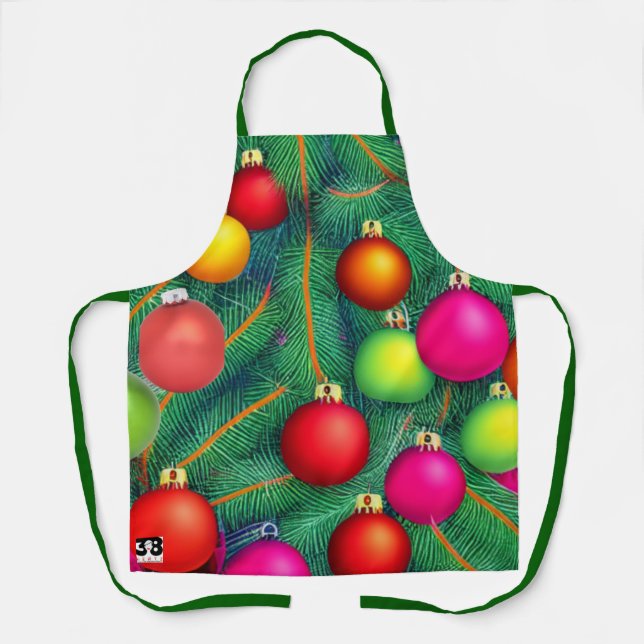 Tablier Deck the Halls (Recto)
