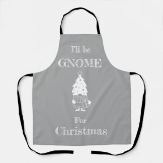 Tablier Décor moderne scandi Gnome de Noël