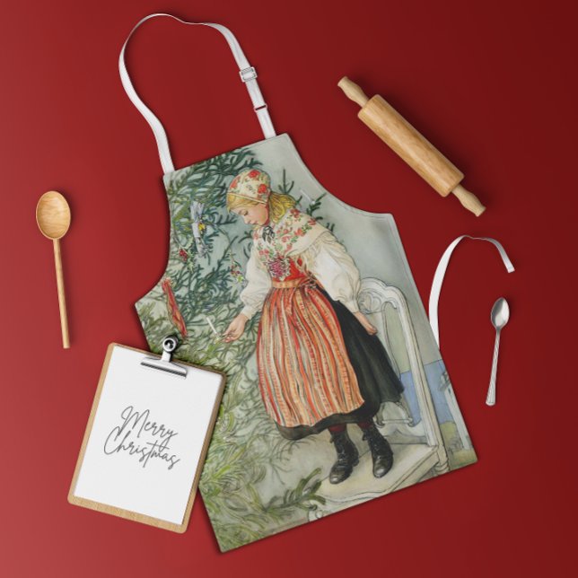 Tablier Décorer l'arbre de Noël - Carl Larsson (Créateur téléchargé)