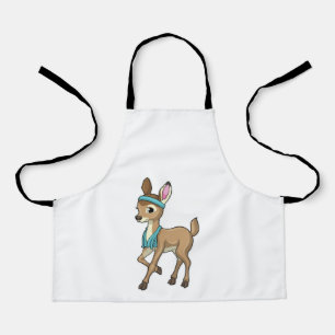 Tablier Deer at Fitness with Towel