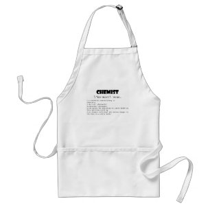 Tablier Définition de chimiste