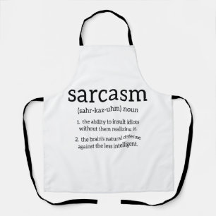 Tablier Définition du sarcasme