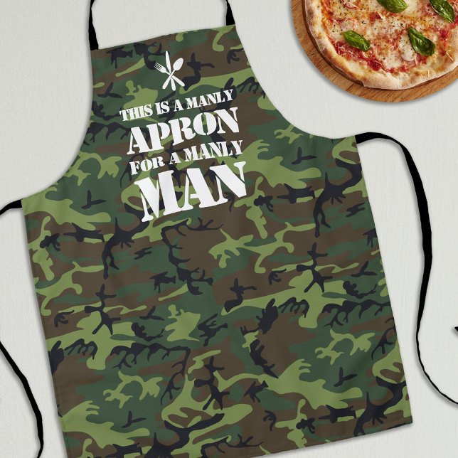 Tablier Déguisement de camouflage viril amusant (Créateur téléchargé)