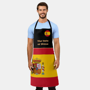 Tablier Dégustation de la maison, Drapeau espagnol, Espag