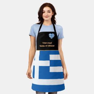 Tablier Dégustation de la maison, Drapeau grec, Cuisine G