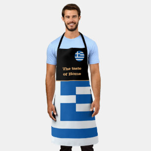 Tablier Dégustation de la maison, Drapeau grec, Cuisine G