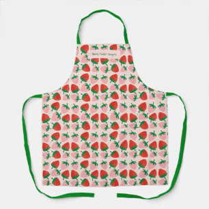 Tablier Délices Sucrés de Baies  Rose Tendre