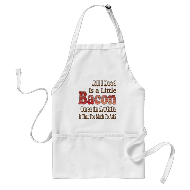 Tablier Demander du Bacon (Devant)