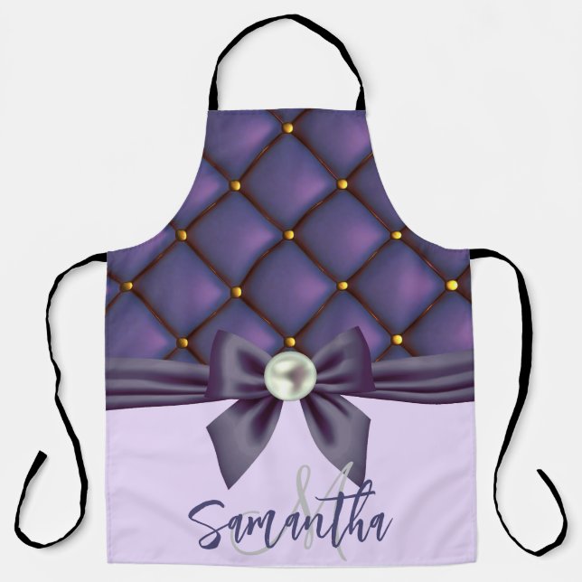 Tablier Dentelle mignonne et perle (Recto)