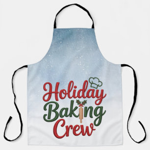 Tablier d'équipe de pâtisserie de Noël pour la fam