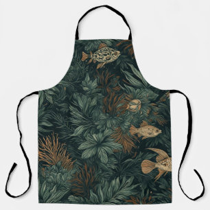 Tablier Dérive de cosmos de corail - Apron