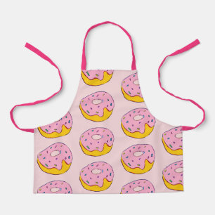 Tablier Des beignets roses mignons petits