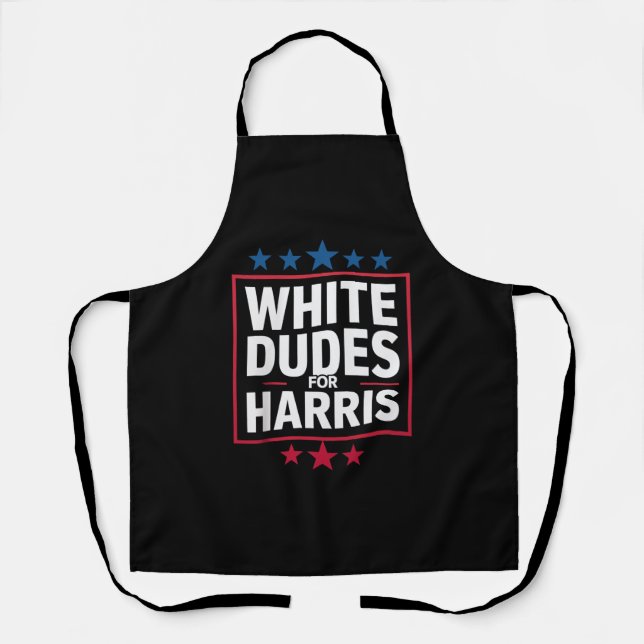 Tablier Des Mecs Blancs Pour Kamala Harris Pour Président  (Recto)