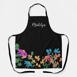 Tablier Design artistique Fleur Personnalisé