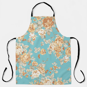 Tablier Design de bouquet rose motif sans couture avec bar