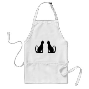 Tablier Design de chat noir