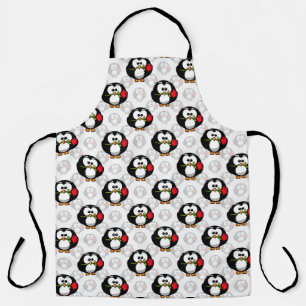 Tablier Design de Motif de surface de pingouin mou Imprime