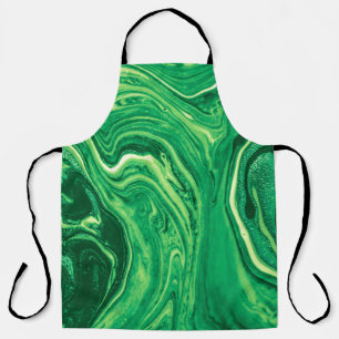 Tablier Design de Textile Mixte Créatif Vert Lumineux. Gru