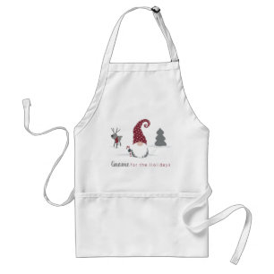 Tablier Design de tomte scandinave de Gnome et de rennes