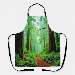 Tablier Design de tranquillité de la forêt de Redwood