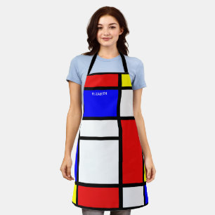 Tablier Design géométrique Art moderne inspiré par Mond