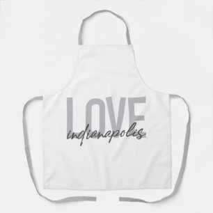 Tablier Design moderne, simple et cool de Love Indianapoli