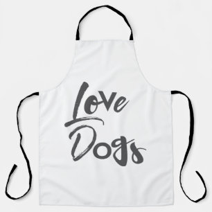 Tablier Design moderne, simple, urbain et cool de Love Dog